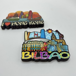 <span class=keywords><strong>Stampa</strong></span> personalizzata 3D magnete frigorifero Souvenir turistico paesi diversi magneti in resina 3D per frigo - Product Image 1