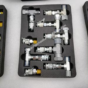 Детали для строительной техники, гидравлическая испытательная муфта из нержавеющей стали, комплект гидравлической муфты для испытания давления - Product Image 3