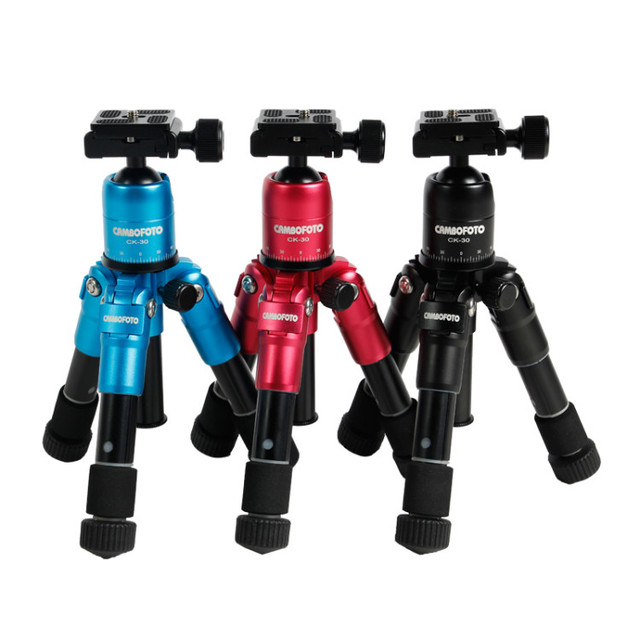Cambofoto M225+CK30 Aluminum Mini Table Tripod with Ball Head for Digital Video Camera