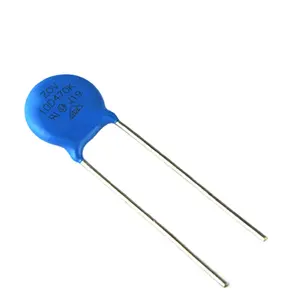 Hot Selling China Electronic Components Power Blue Metal Oxide Zov Varistors 10D470K 470V 10mm MOV