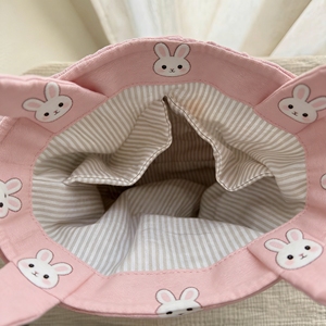 Organiseurs suspendus pliables en tissu de coton portables pour la chambre de bébé, la poussette, les voyages, rangement pratique des jouets avec motif imprimé - Product Image 5