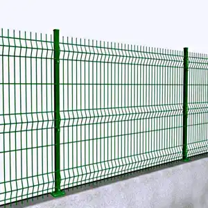 Fábrica OEM ODM 3D panel de valla de malla de alambre soldado curvado para jardín