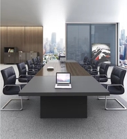 Table de réunion pour salle de conférence, mobilier de bureau, ensemble de bureaux, mesa de reuniones, tables et chaises de conférence modernes