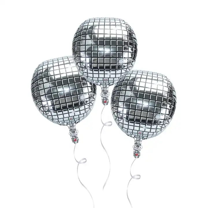 aluminum foil helium balloons foil disco