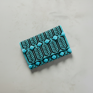 Monedero bordado floral con diseño colorido - Product Image 1