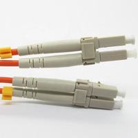 Kabel Patch Cord Fiber Optik LC Grosir Pabrik, Duplex Single Mode OM3 50/125um Aqua Blue 5G Fiber Jumper Cable 2.0mm PVC Gtech