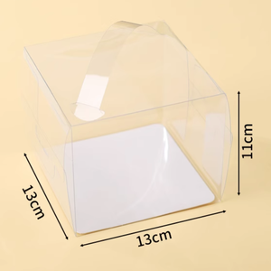 Ими розовая Цветочная сумка для торта складная коробка в форме сердца разделенная упаковка Подарочная сумка коробка для Дня Святого Валентина День Матери - Product Image 4