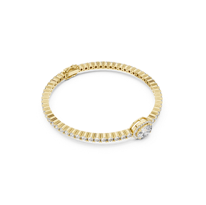 Bracelet en diamant cultivé en laboratoire étincelant en or, bijoux fins élégants, accessoire de mode de luxe pour un style raffiné - Product Image 2