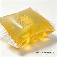 Bloc d'adhésif thermofusible jaune JCXC SBC à haute viscosité (800-1400) 20 kg/carton pour machine d'assemblage automatique de boîtes cadeaux