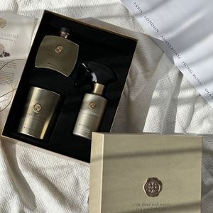 Ensemble cadeau d'aromathérapie à 3 pièces très vendu, bougie parfumée, diffuseur de roseaux, vaporisateur d'ambiance, parfum longue durée pour la décoration de la <span class=keywords><strong>maison</strong></span> - Product Image 2