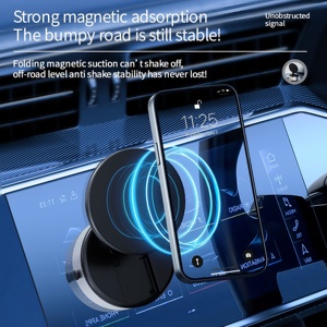 X10Q <span class=keywords><strong>support</strong></span> de téléphone à adsorption magnétique pour <span class=keywords><strong>support</strong></span> de <span class=keywords><strong>voiture</strong></span> rotatif à 360 degrés avec <span class=keywords><strong>support</strong></span> pliant <span class=keywords><strong>support</strong></span> universel chargeur téléphones portables - Product Image 3