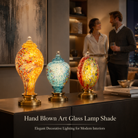 Abat-jour LED en verre massif de couleur unie, durable, taille personnalisée, pour suspension, protection oculaire, intensité variable