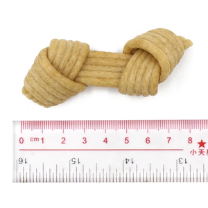 ขนมสัตว์เลี้ยง <span class=keywords><strong>รส</strong></span>เนยถั่วไก่ ขนมเคี้ยวสำหรับสุนัข ช่วยดูแล<span class=keywords><strong>ส</strong></span>ุขภาพช่องปาก ขนมขัดฟันธรรมชาติ รูปทรงกระดูกผูกปม - Product Image 5