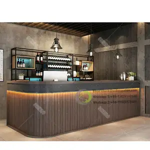 High End Shop Counter Table For Shop Design To Display Computer Shop Decoration Cashier Counter