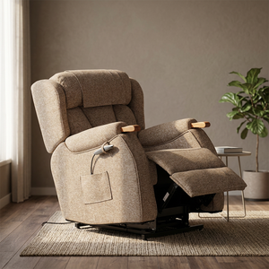 Sillón reclinable eléctrico de lujo con doble motor, función de elevación, gravedad cero, masaje y control remoto, con calefacción para personas mayores - Product Image 1