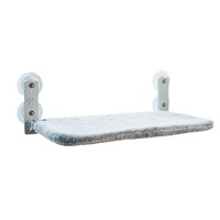 Hamac de fenêtre en peluche pour chat Siège de repos pour chat Perchoir Hamac de fenêtre pour chat Lit de sécurité pour chat avec ventouses robustes et durables