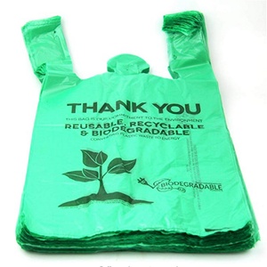 Bolsa de Compras Biodegradable para Supermercado, Tipo Camiseta, Ecológica, Desechable, HDPE/LDPE, con Asas, Impresión en Huecograbado, AAB Harvest - Product Image 6