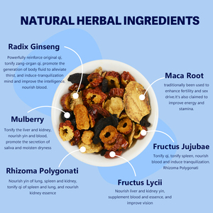 Chinaherbs Té Herbal Cinco Tesoros con Rhizoma de Polygonatum y Ginseng, 10 Bolsitas de Té, Cadena de Suministro, Venta al por Mayor, Suministro a Granel de Té Herbal - Product Image 5