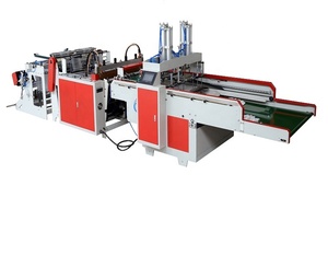 Easy to operate sustainable nylon HDPE plastic bag making machine for making t-shirt bag