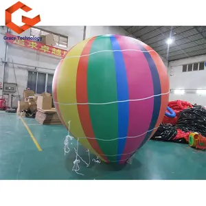 विज्ञापन Inflatable गर्म हवा जमीन गुब्बारा आकार मॉडल Inflatable गेंद के साथ मुद्रण