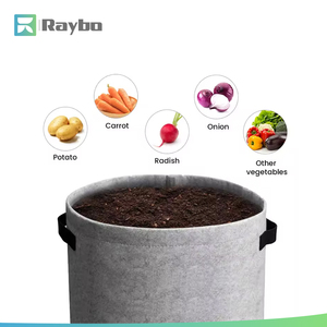 Bolsas de Cultivo RAYBO de 2 Galones, Bolsas para Plantas con Control de Raíces, Impresión Personalizada, con Asas Resistentes - Product Image 5