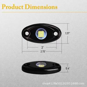 Luz LED para Chasis de Coche, 9-16V, Multicolor, Iluminación Ambiental para Mejora y Reequipamiento - Product Image 4