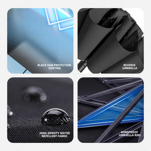 <span class=keywords><strong>Parapluie</strong></span> pliant manuel personnalisé <span class=keywords><strong>grand</strong></span> format 3 sections avec impression de logo, protection UV, 10 baleines, pas cher - Product Image 5