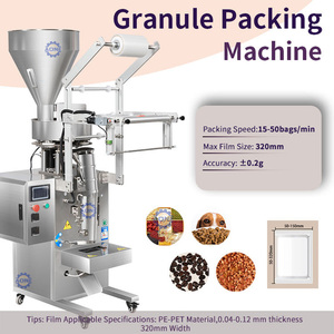 Best Seller Automatic Snack Food Packaging Machine with PLC+Touch Screen Control Multi-language Filling <b>Sealing</b> Plastic Material - Product Image 2