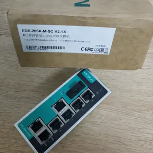 MOXA 8-port unmanaged industrial Ethernet switch EDS-208A-M-SC