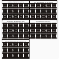 5 feuilles de fiches autocollantes à grands caractères et faciles à lire, fournitures de journalisation, étiquettes d'indexation, papeterie