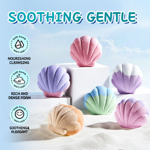 Cross-border Foreign Trade Explosions Full English Shell Bath Salt Ball Bath <b>Toy</b> <b>Set</b> SADOER Deep Cleaning Body Bath Ball <b>Toy</b> - Product Image 4