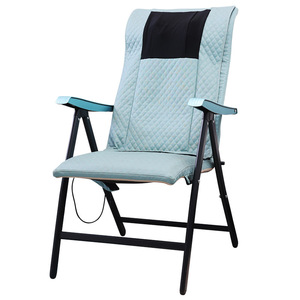 KS Massage Recliner Chair Foldable Neck Hip Massage Home Use Living Room Balcony Beach Chair Beige Blue Black Plug In - Product Image 4