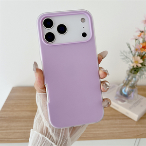 Wholesale Matte <strong>TPU</strong> Silicone 2 in 1 Jelly Phone <strong>Case</strong> Colorful for iphone 17 16 15 14 13 12 air Pro Max Candy Color <strong>case</strong> <strong>Tpu</strong> Pc - Product Image 5
