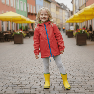 Chaqueta Impermeable y Cortavientos para Niños, con Capucha, Cierre <span class=keywords><strong>de</strong></span> Cremallera, Bordado <span class=keywords><strong>de</strong></span> Nailon, Ropa <span class=keywords><strong>de</strong></span> Lluvia Resistente para Exteriores - Product Image 5