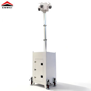 Tour de surveillance vidéo mobile couleur optionnelle pour la surveillance temporaire des sites extérieurs - Product Image 5