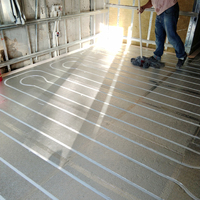 Plaque de chauffage par le sol en mousse XPS polystyrène de qualité supérieure, résistance à la compression de 600-700 kPa, ignifugation B1, garantie 5 ans