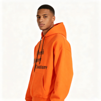 Sudadera con Capucha Extra Grande de Alta Calidad, sin Cordones, de Felpa Gruesa, de Algodón y Poliéster, para Hombre