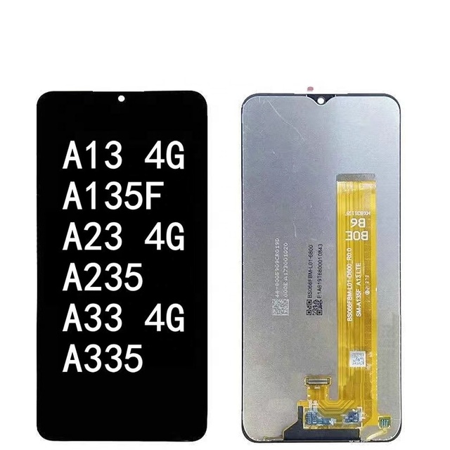 100% Original Lcd for Samsung Galaxy A13 4G A135F Lcd Display Screen Replacement Digitizer Assembly With Frame