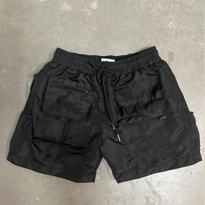 High Quality Polyester Gym Sports Workout <b>Board</b> Cargo Shorts Short Pants Custom <b>Black</b> Nylon Shorts for Men - Product Image 2