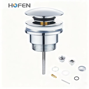 Venda quente 1 1/4 Cor Personalizado Bacia Waste Latão Pop-Up Drainer com OEM Clique <span class=keywords><strong>Clack</strong></span> Dreno Plug Galvanizado Superfície - Product Image 1