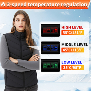 <span class=keywords><strong>Gilet</strong></span> <span class=keywords><strong>Chauffant</strong></span> Hiver Rechargeable pour <span class=keywords><strong>Homme</strong></span>, Veste Chauffante Lavable Électrique et Légère - Product Image 3