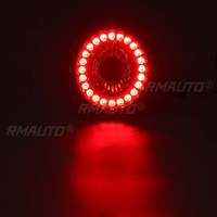 4 pièces Feux arrière LED de voiture, feux stop arrière LED, lampes de frein LED pour Chevrolet Corvette C6 Coupé 2005-2013