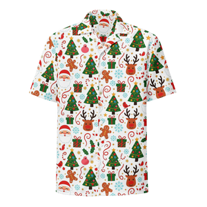 Camicia natalizia hawaiana brutta fatta a mano 1 (unisex) - Product Image 3