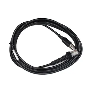 Black 10ft USB Cable for Datalogic Magellan 1100i Barcode Scanner