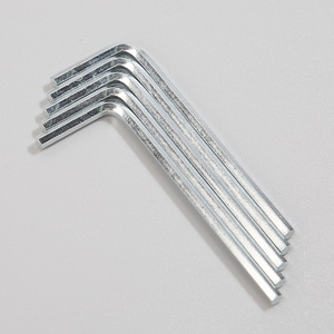 Jeu de clés hexagonales métriques de 6 mm, type L, qualité industrielle, acier trempé 45, longueur 47 mm - Product Image 2