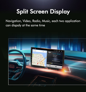 Radio <span class=keywords><strong>para</strong></span> Auto S60 AC8257 Qled con Pantalla Táctil, Carplay, Estéreo, GPS, FM, AM, Bluetooth, 1 Din, 2 Din, Wifi, Reproductor de DVD, Pantalla <span class=keywords><strong>para</strong></span> Carro - Product Image 4