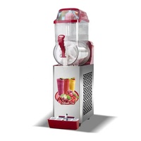 Machine à slush à double cylindre en promotion, machine commerciale pour la préparation de boissons glacées pour bars, cafés et kiosques