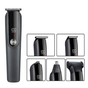 Novedad 2025: Set de Cortapelos y Recortadora de Barba Dorada para Hombre, Ideal para el Hogar - Product Image 5