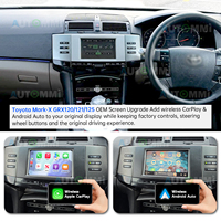 Module de décodage sans fil Apple CarPlay Android Auto, kit d'interface pour Toyota Mark-X GRX120 / 121 / 125 de 2004 à 2007