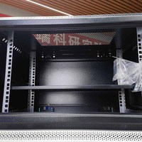 Armoire serveur murale en acier laminé à froid de 19 pouces 6U, économiseur d'espace, rack réseau